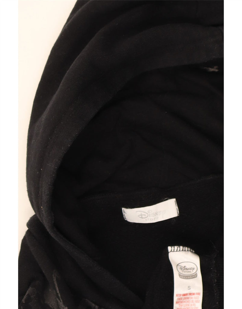 DISNEY Boys Graphic Hoodie Jumper 11-12 Years Small Black Cotton Vintage Disney and Second-Hand Disney from Messina Hembry 