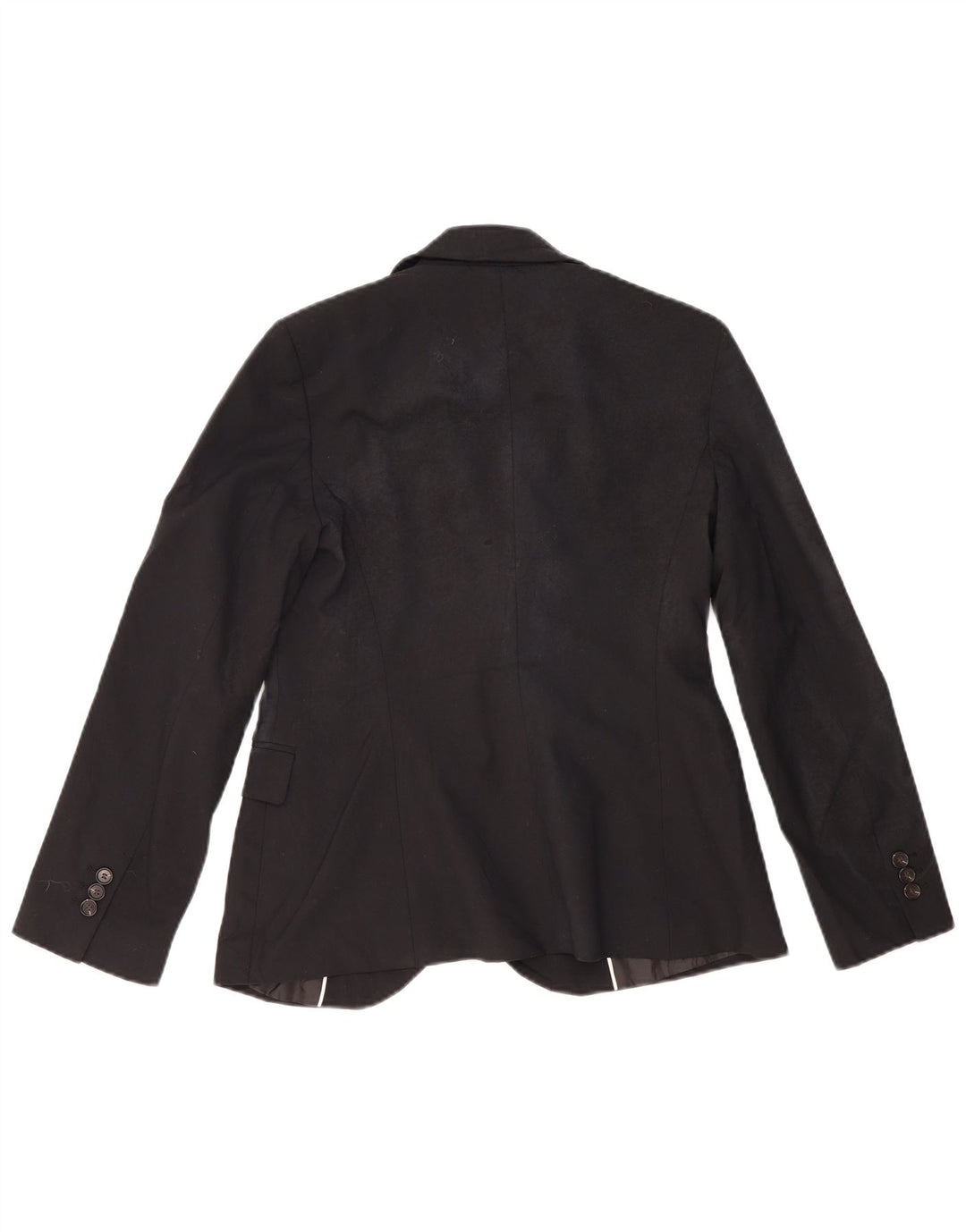 Zara Womens 1 Button Blazer Jacket EU 38 Small Black