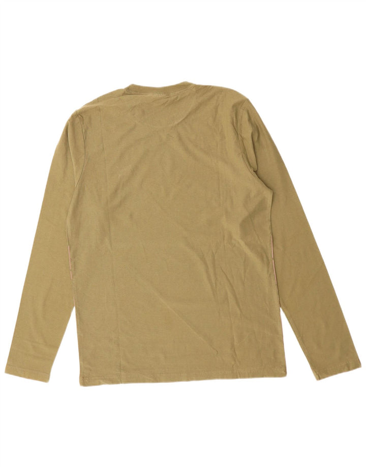 PUMA Mens Graphic Top Long Sleeve Medium Khaki