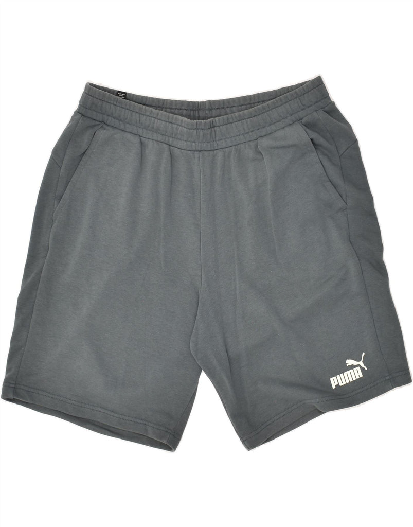 PUMA Mens Sport Shorts XL Grey | Vintage Puma | Thrift | Second-Hand Puma | Used Clothing | Messina Hembry 