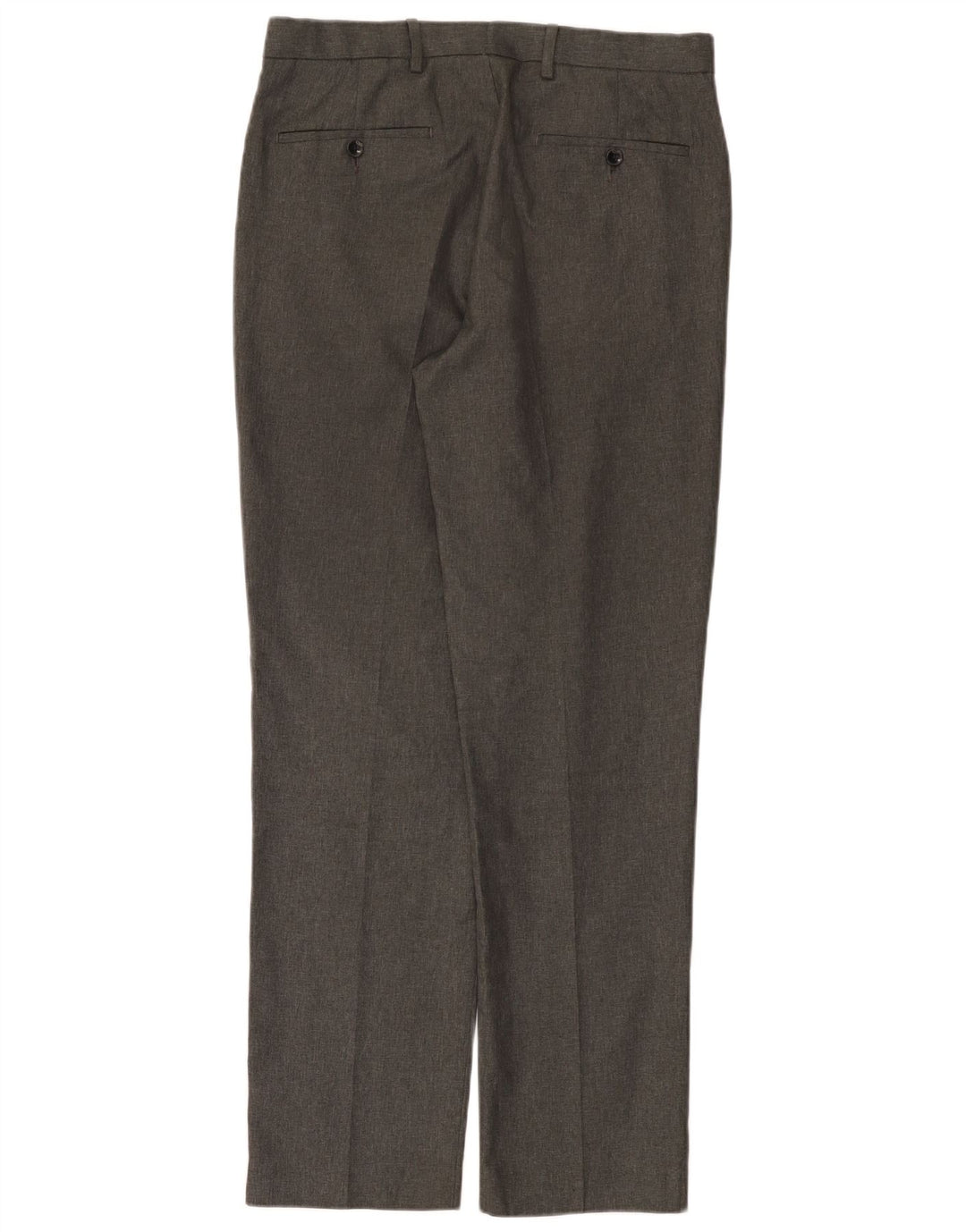 Marks & Spencer Mens Straight Regular Fit Chino Trousers W32 L31 Grey