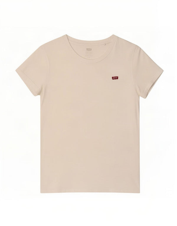 Levi's Womens T-Shirt Top UK 10 Small White Cotton