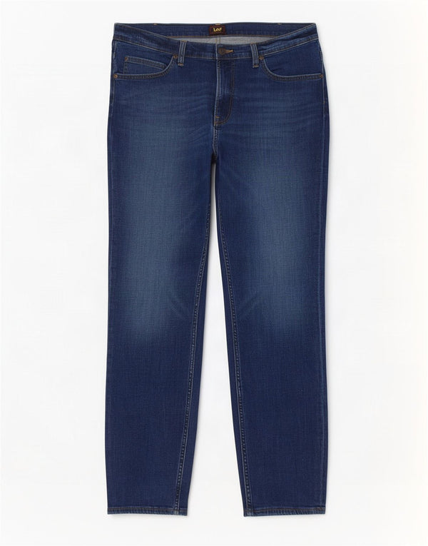 Lee Mens Rider Slim Jeans W34 L30 Blue Cotton