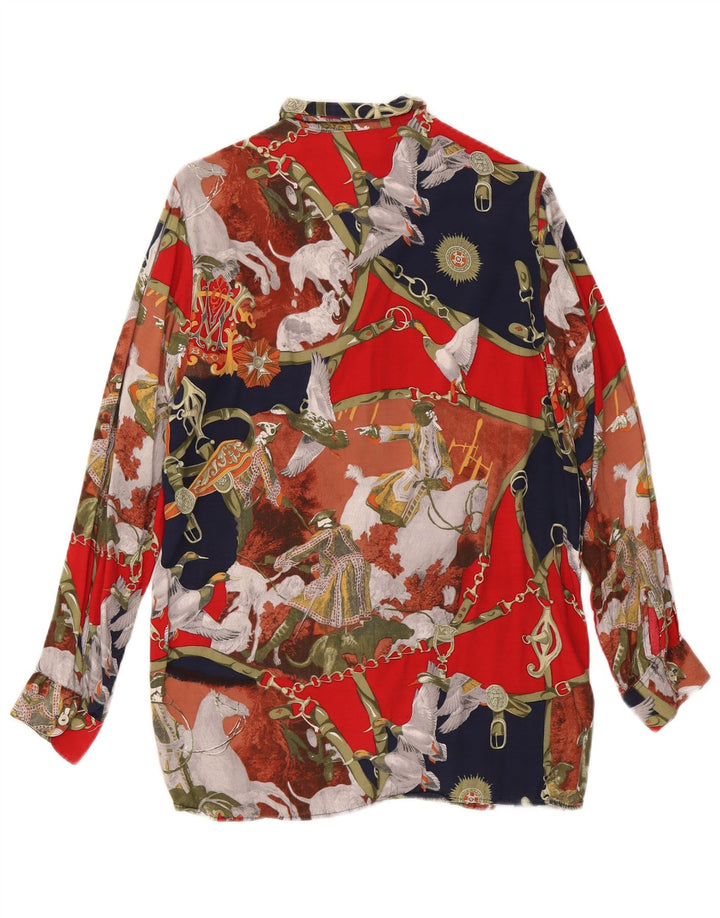 SISLEY Womens Elegance Shirt Blouse IT 44 Medium Multicoloured Floral