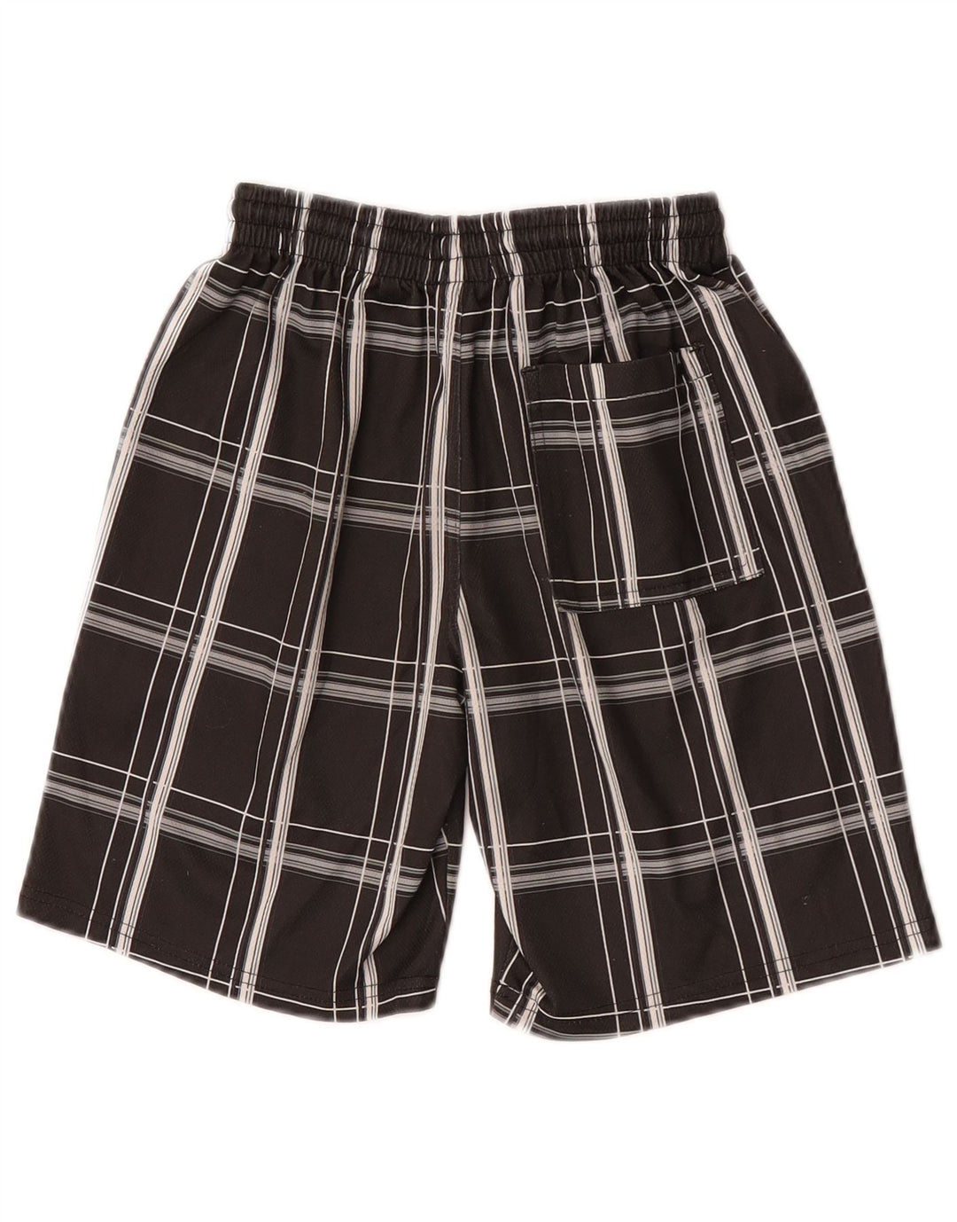 Hurley Boys Sport Shorts 8-9 Years Small Grey Plaid Polyester