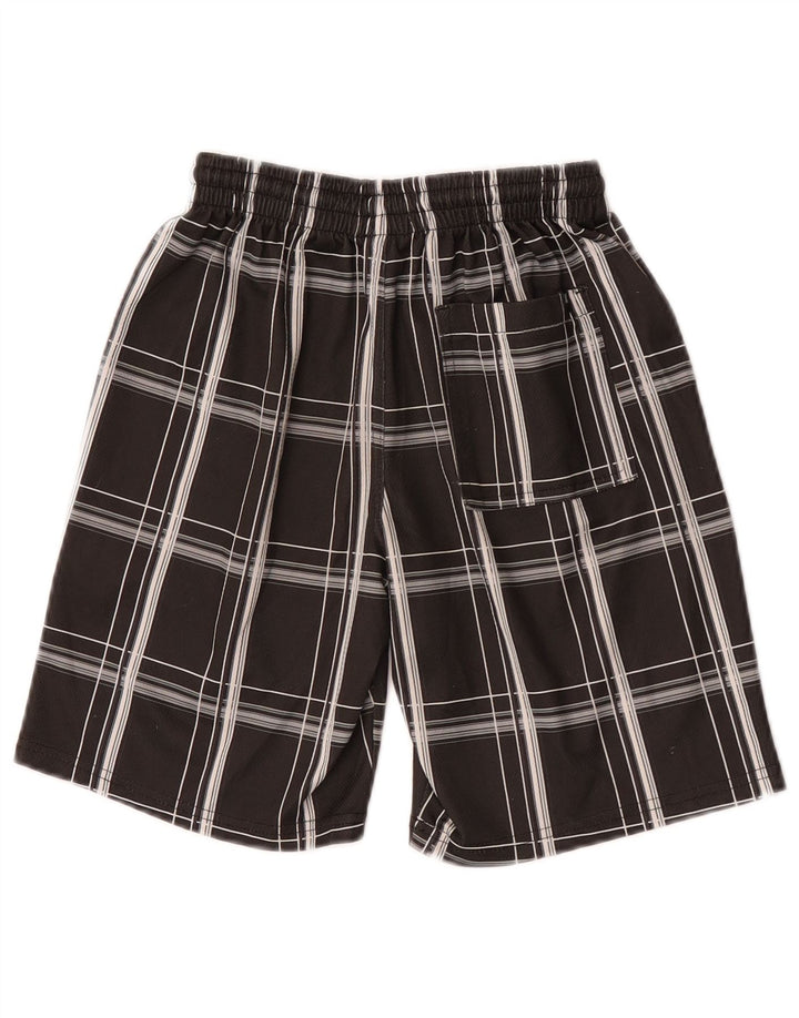 Hurley Boys Sport Shorts 8-9 Years Small Grey Plaid Polyester