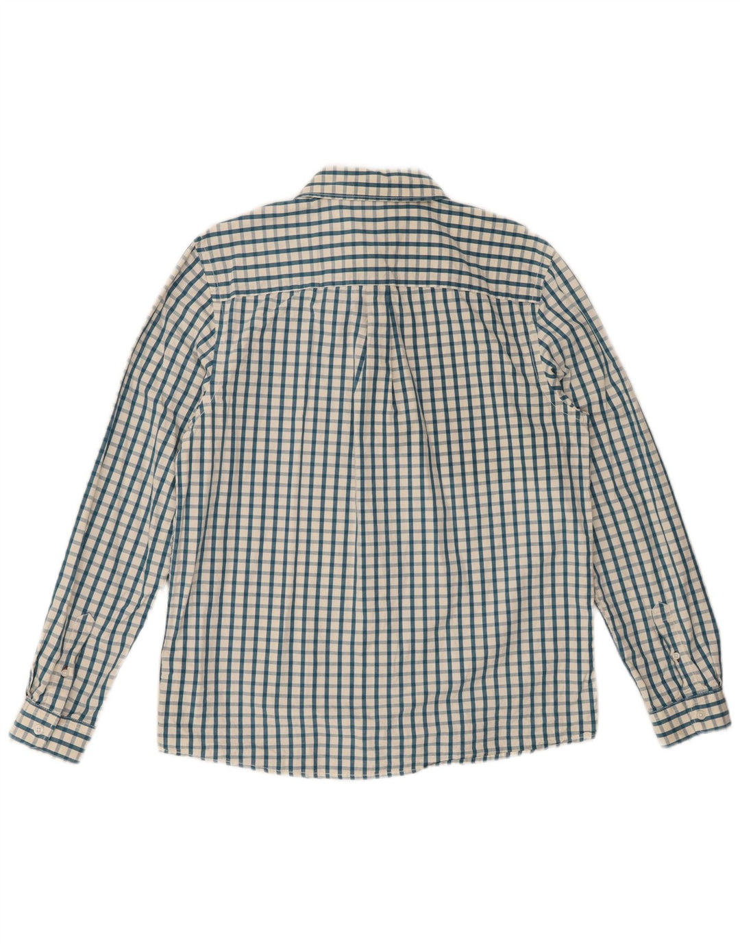 White Stuff Mens Classic Fit Shirt Medium Blue Check Cotton