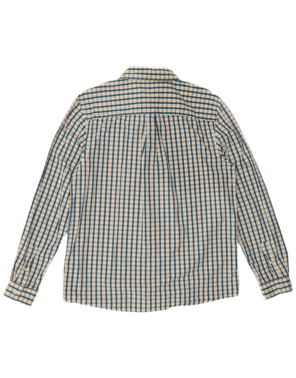 White Stuff Mens Classic Fit Shirt Medium Blue Check Cotton