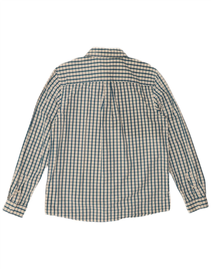 White Stuff Mens Classic Fit Shirt Medium Blue Check Cotton