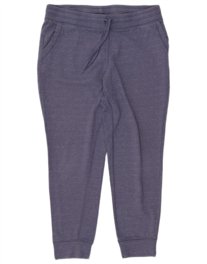 CHAMPION Womens Tracksuit Trousers Joggers UK 14 Large  Blue Flecked