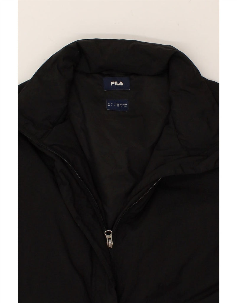 FILA Womens Padded Jacket UK 14 Large  Navy Blue Polyamide | Vintage Fila | Thrift | Second-Hand Fila | Used Clothing | Messina Hembry 