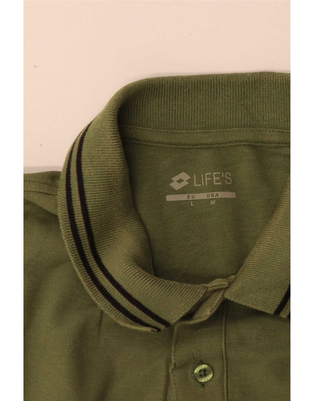 Lotto Mens Regular Fit Polo Shirt Large Green