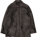 Marks & Spencer Mens Leather Jacket UK 38 Medium Black Leather