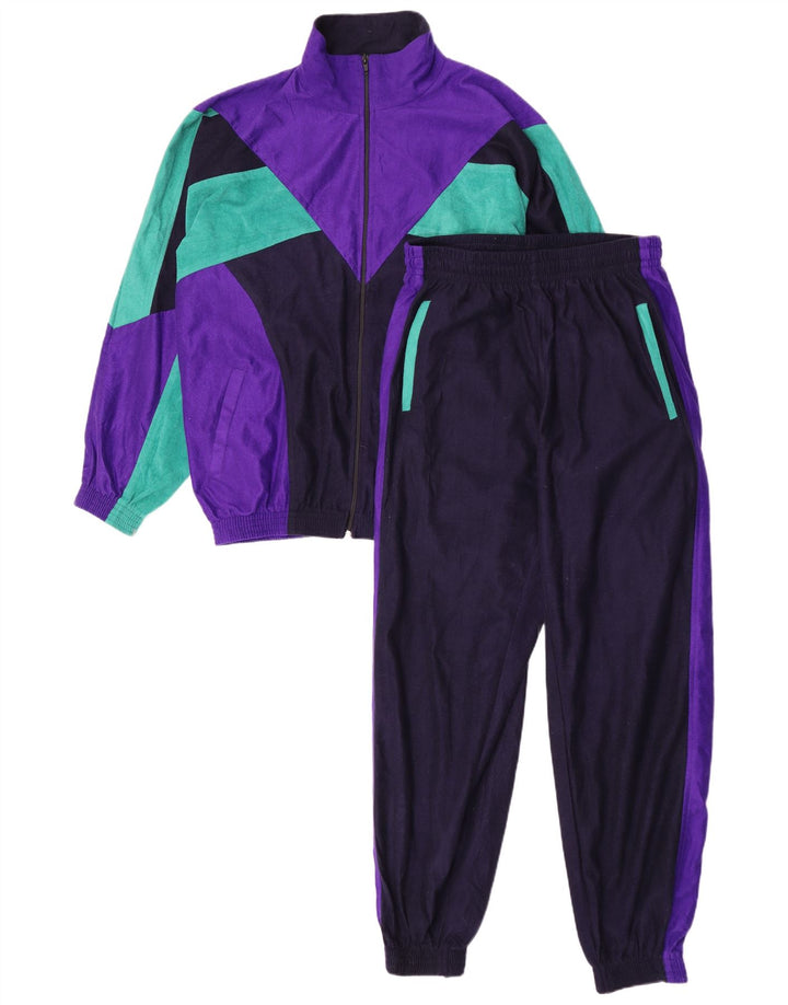 Vintage Mens Full Tracksuit Large Multicoloured Colourblock