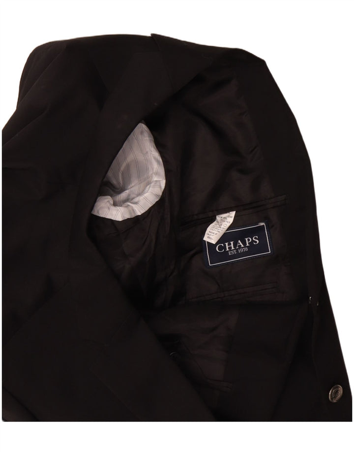 CHAPS Mens 2 Button Blazer Jacket UK 38 Medium Black