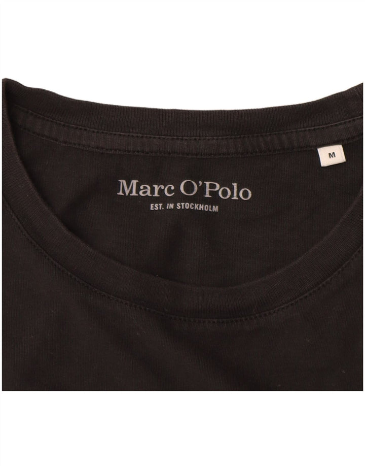 Marc O'Polo Womens T-Shirt Top UK 14 Medium Black Cotton