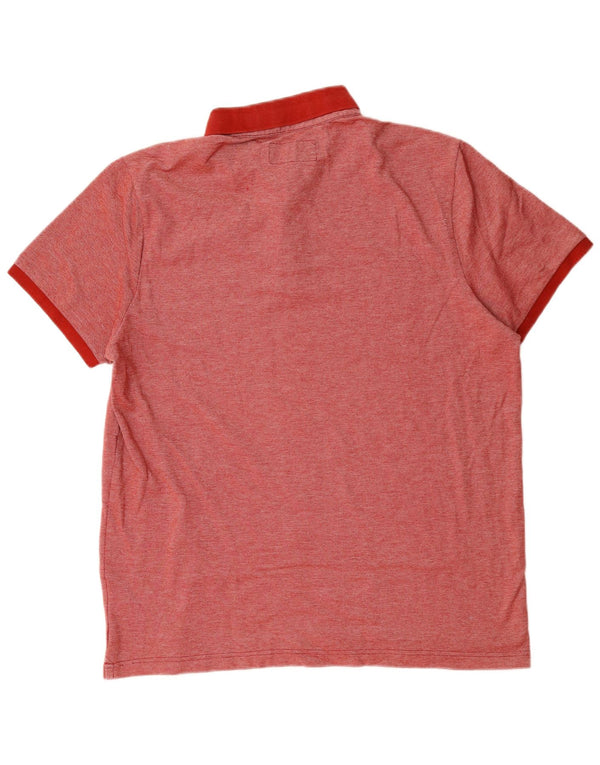 Abercrombie & Fitch Mens Polo Shirt XL Red Polyester
