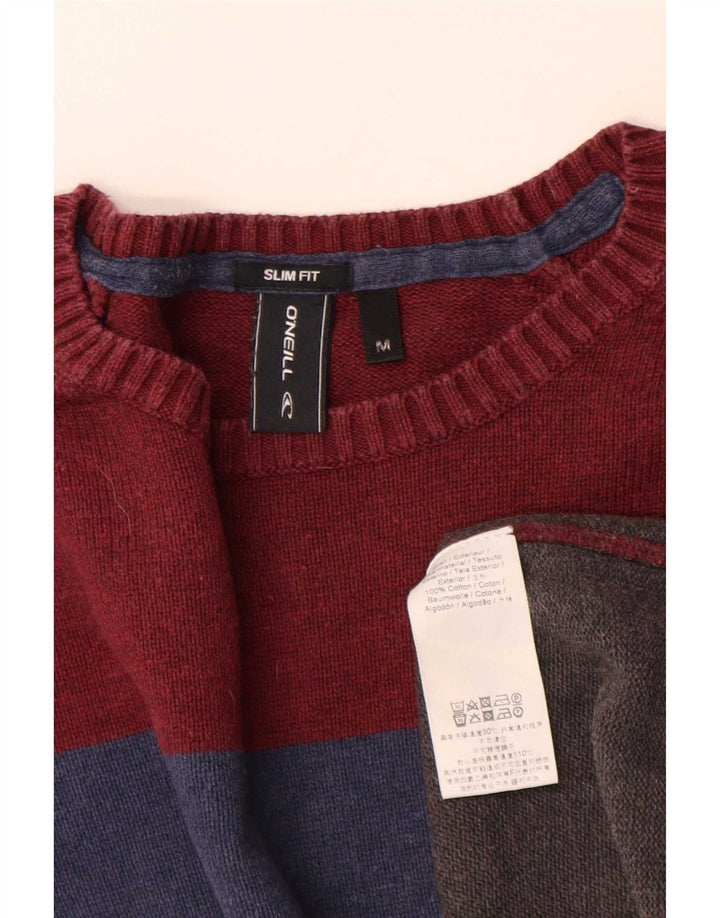O'Neill Mens Crew Neck Jumper Sweater Medium Multicoloured Colourblock