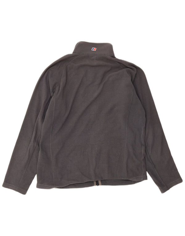 Berghaus Mens Fleece Jacket UK 38 Medium Grey Polyester