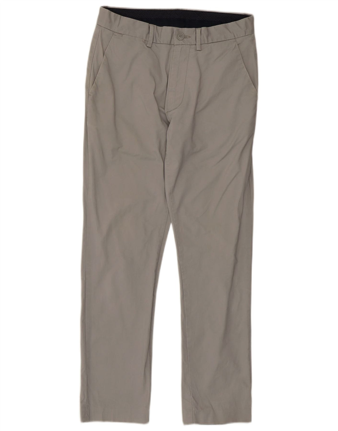 Marks & Spencer Mens Slim Chino Trousers W30 L29 Grey Cotton