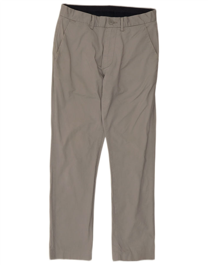 Marks & Spencer Mens Slim Chino Trousers W30 L29 Grey Cotton