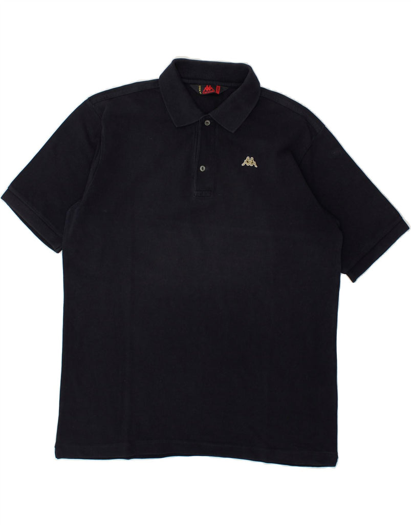 KAPPA Mens Polo Shirt Large Navy Blue Cotton | Vintage Kappa | Thrift | Second-Hand Kappa | Used Clothing | Messina Hembry 