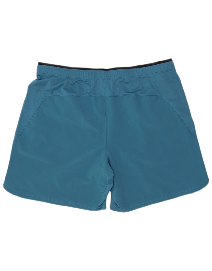 Reebok Mens Sport Shorts Large  Blue Polyester