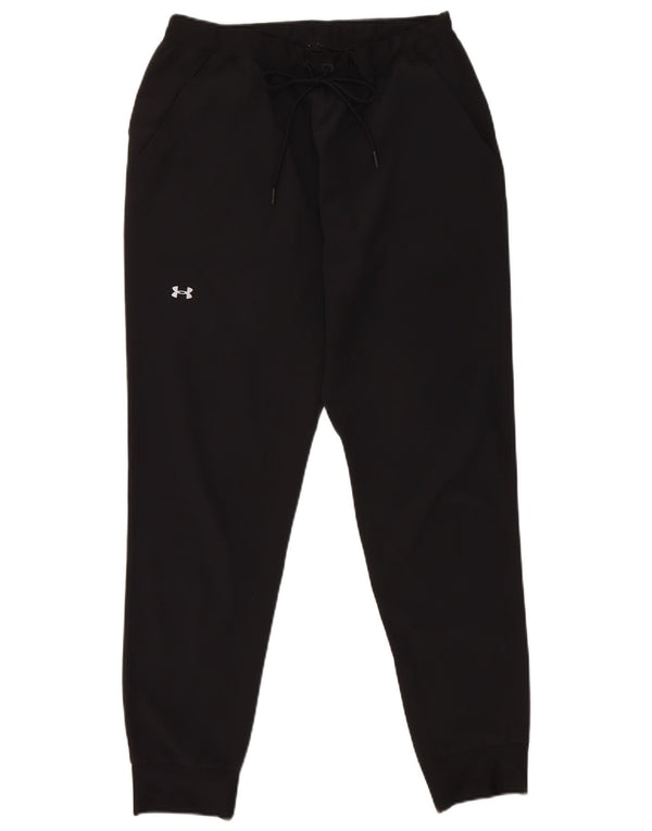 Under Armour Womens Loose Fit Tracksuit Trousers Joggers UK 14 Medium Black