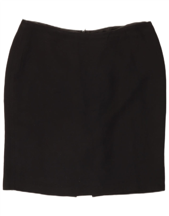 Marks & Spencer Womens Mini Pencil Skirt UK 20 2XL W40  Black Polyester