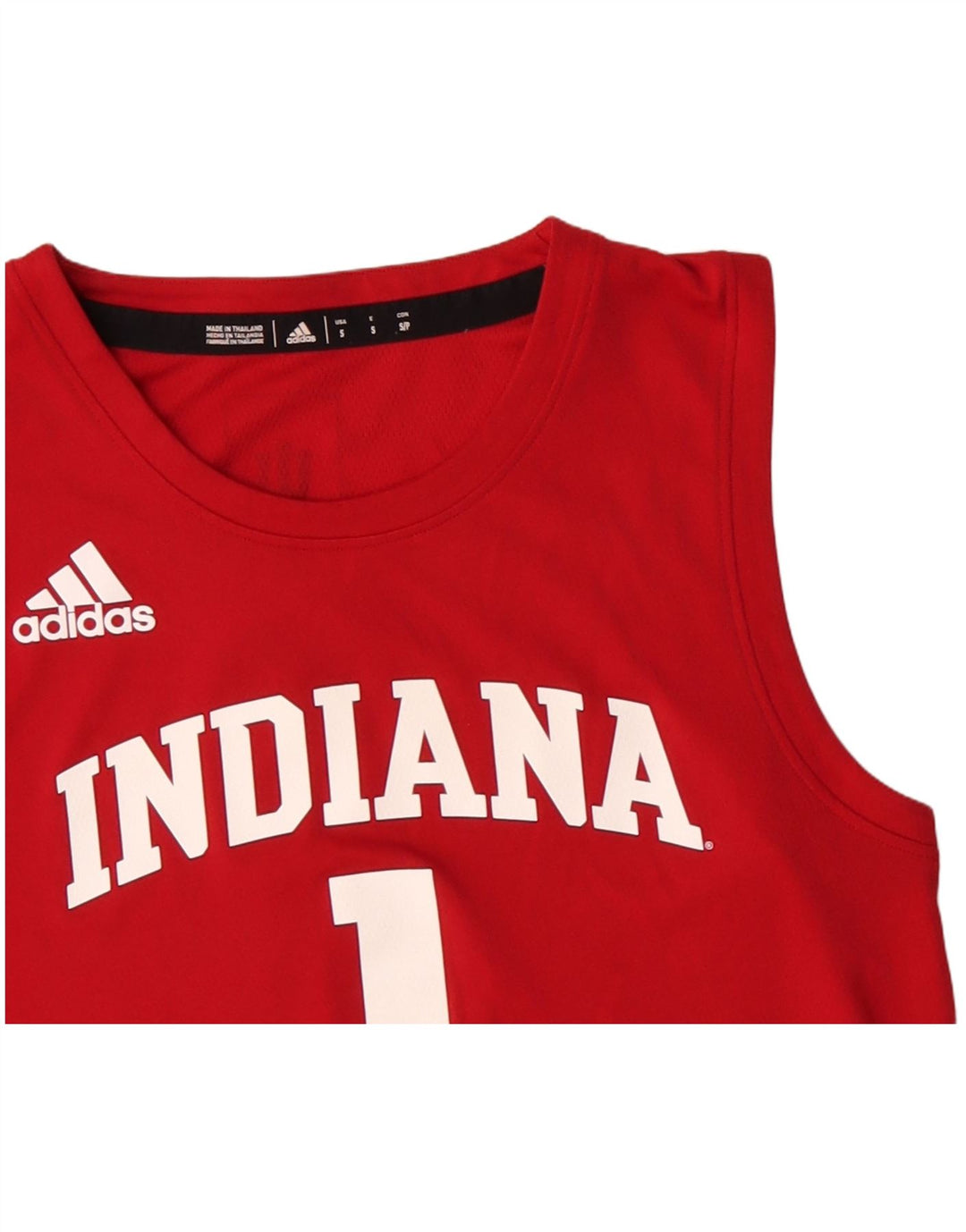 ADIDAS Mens Indiana Graphic Vest Top Small Red Polyester