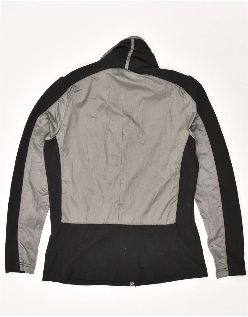 ADIDAS Womens Clima Proof Graphic Tracksuit Top Jacket UK 14 Medium Grey | Vintage Adidas | Thrift | Second-Hand Adidas | Used Clothing | Messina Hembry 