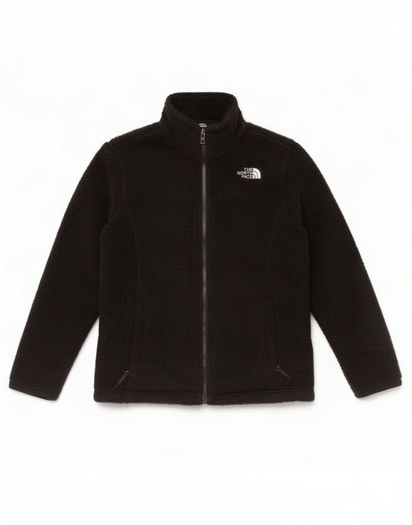 The North Face Girls Fleece Jacket 14-15 Years Large Black Polyester