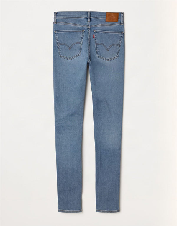 Levi's Womens Skinny Jeans W28 L32 Blue Cotton