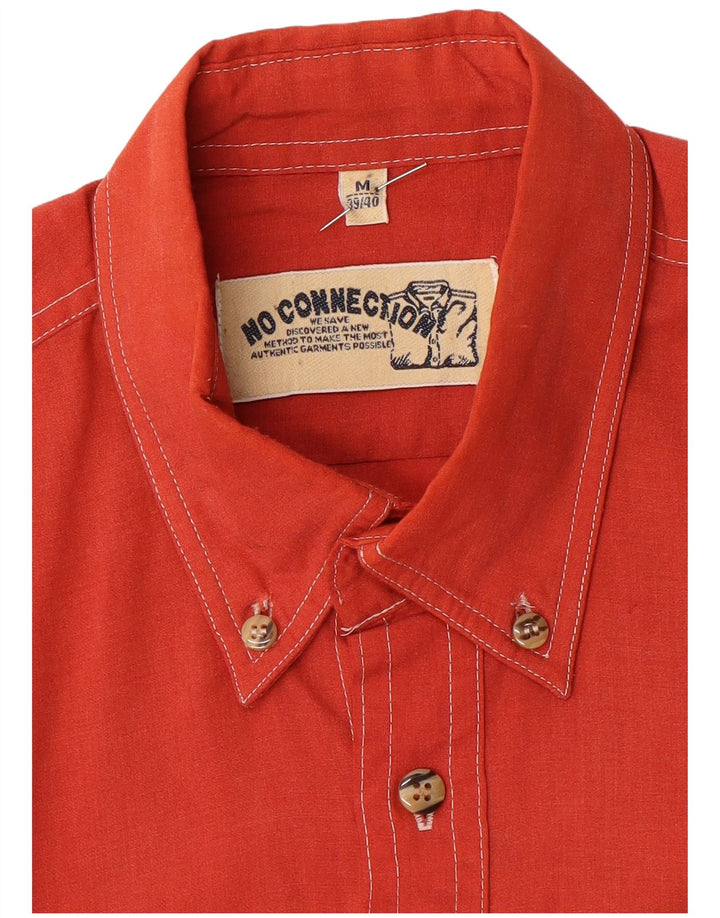 Vintage Mens Shirt Size 39/40 Medium Red