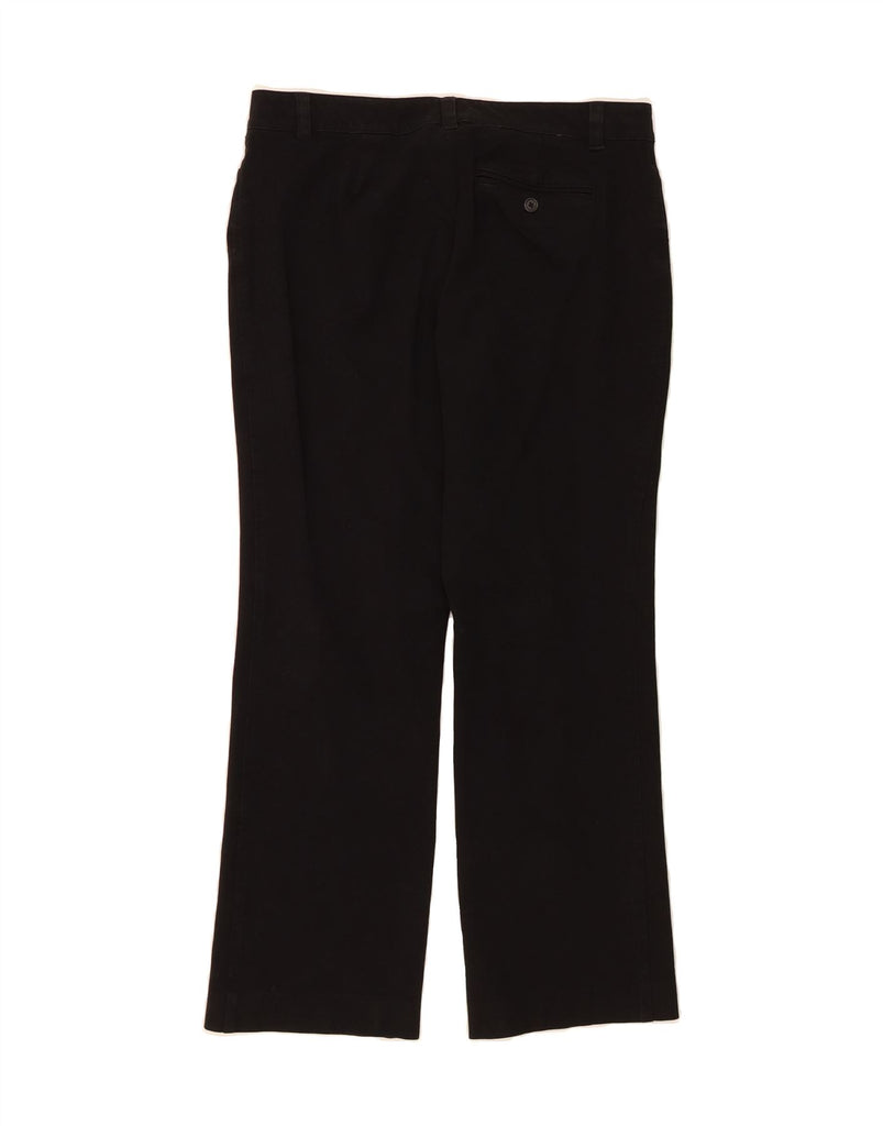 RALPH LAUREN Womens Adelle Casual Trousers US 10 Large W32 L27 Black Vintage Ralph Lauren and Second-Hand Ralph Lauren from Messina Hembry 
