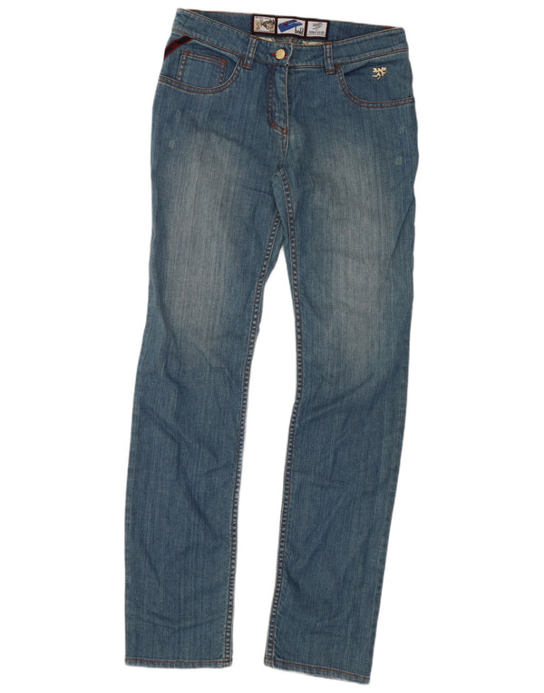 Piero Guidi Womens Slim Jeans W28 L31 Blue Cotton