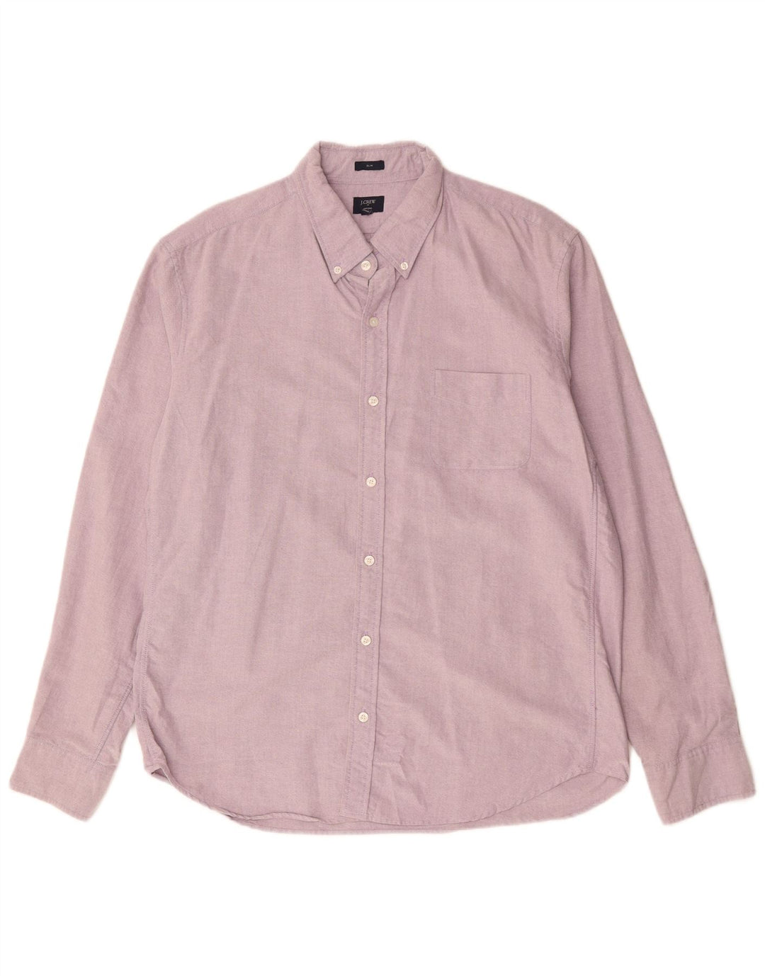 J. CREW Mens Oxford Slim Shirt XL Purple Cotton