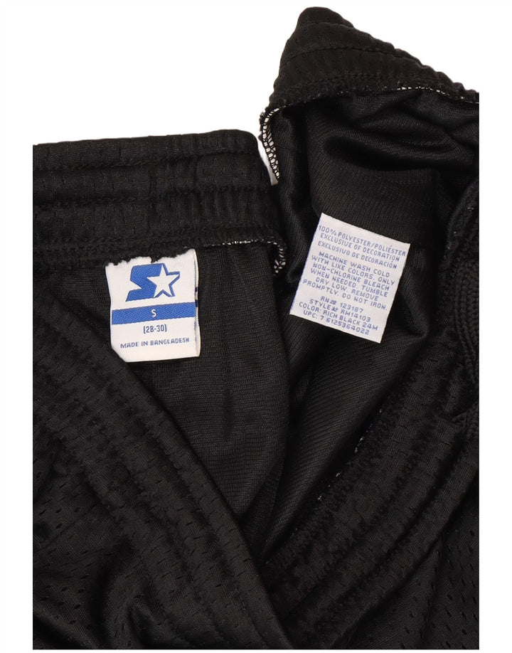 STARTER Mens Sport Shorts UK 28/30 Small  Black Polyester