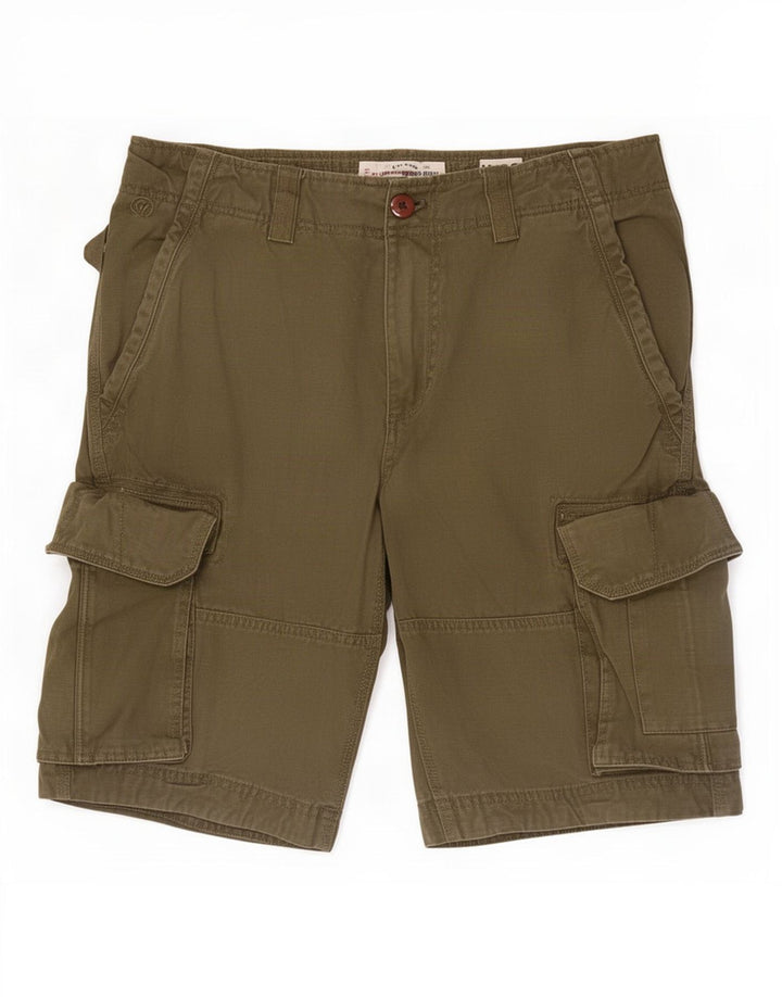 Fat Face Mens Cargo Shorts Medium W32 Green Cotton