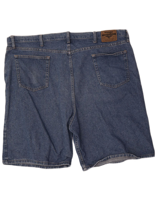 Wrangler Mens Relaxed Fit Denim Shorts W48 4XL Blue Cotton