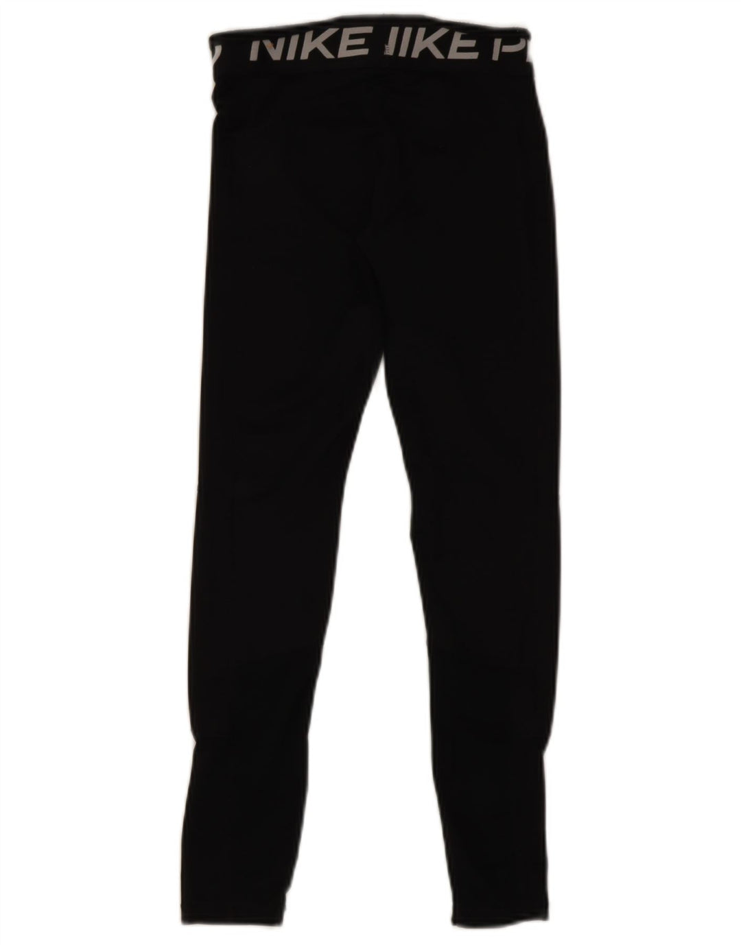 Nike Womens Dri Fit Graphic Leggings UK 14 Large Black Polyester