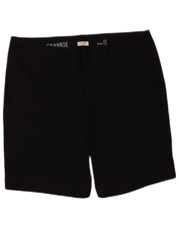 J. CREW Womens Frankie Chino Shorts US 8 Medium W34  Black Cotton