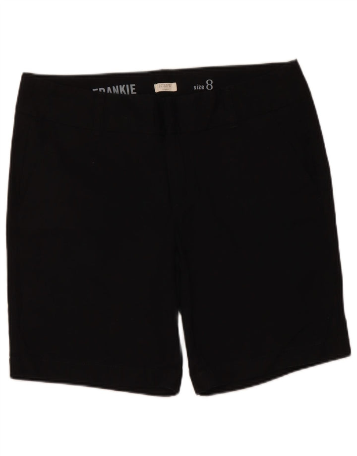 J. CREW Womens Frankie Chino Shorts US 8 Medium W34  Black Cotton