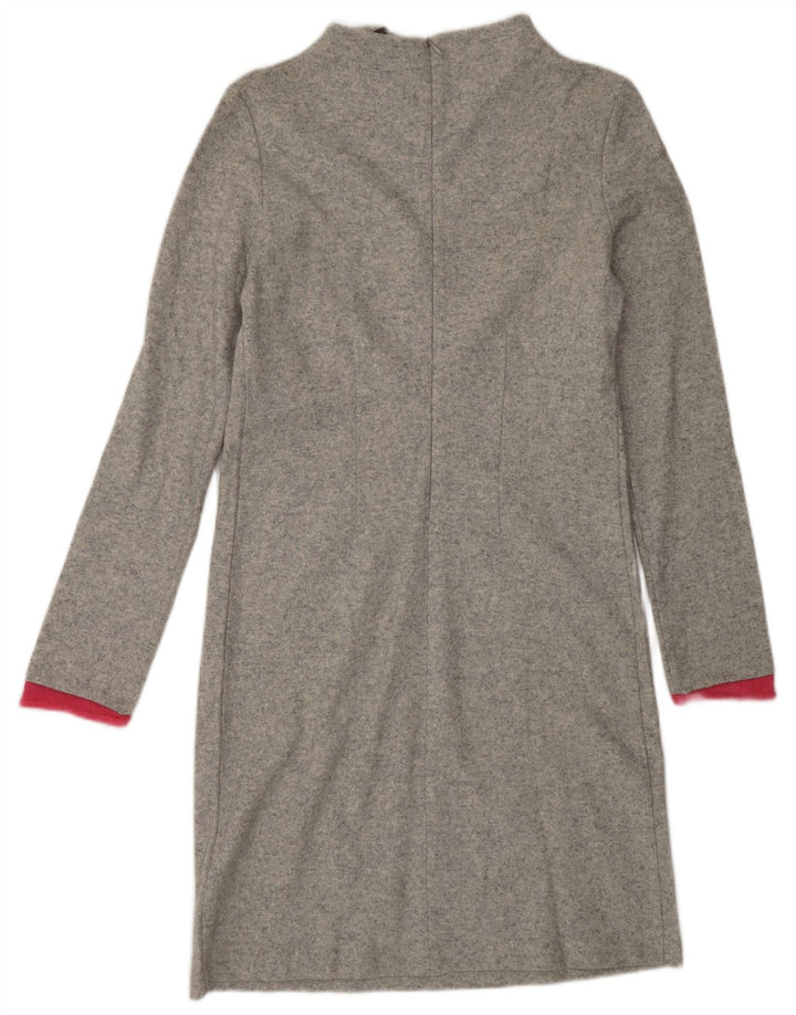 SIMONETTA Girls Jumper Dress 15-16 Years Grey Flecked Wool Vintage Simonetta and Second-Hand Simonetta from Messina Hembry 