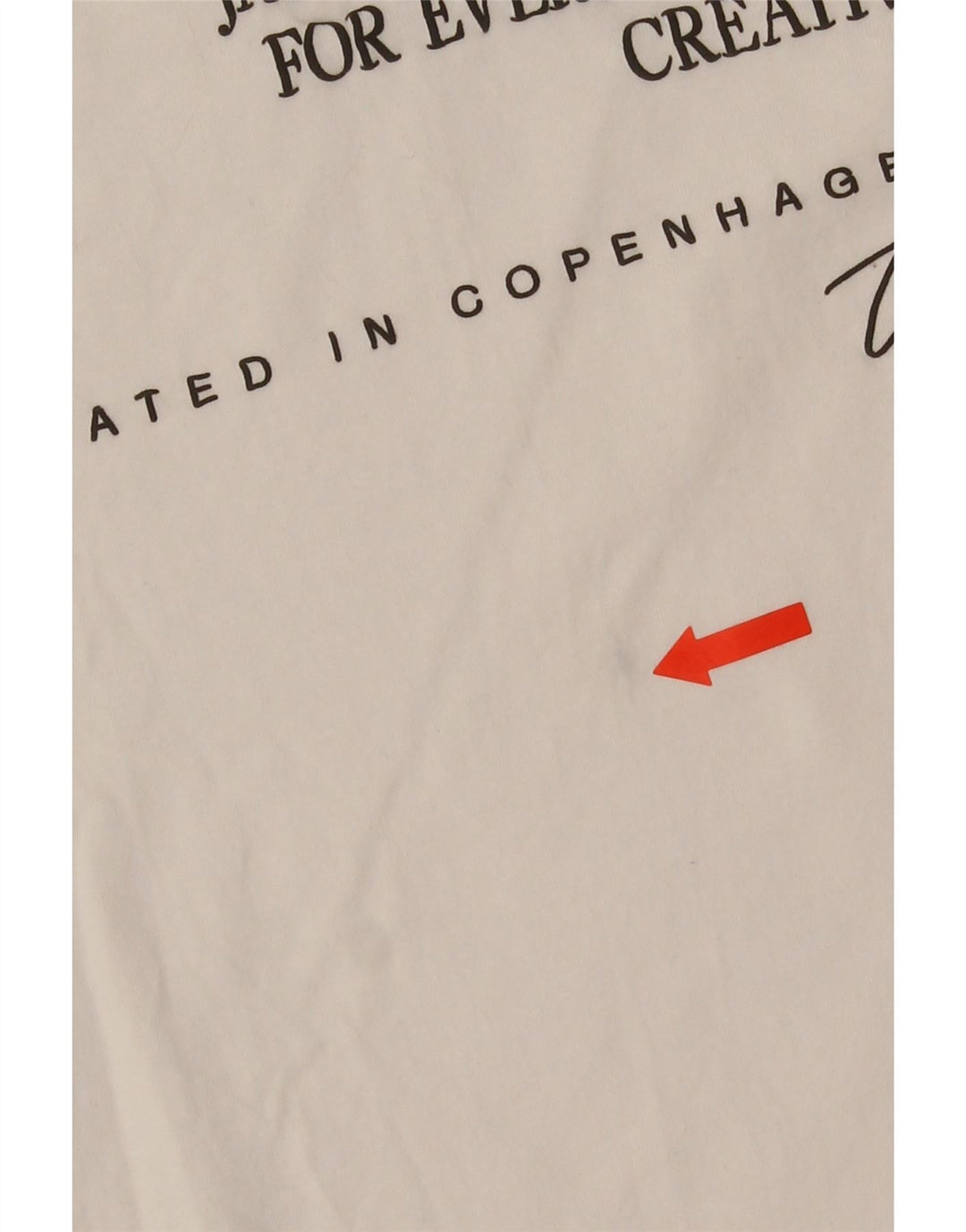 Jack & Jones Mens Graphic T-Shirt Top Medium White Cotton
