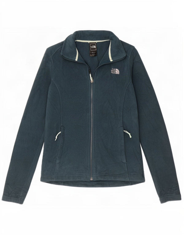 The North Face Womens Liner Fleece Jacket UK 6 XS Blue Polyester