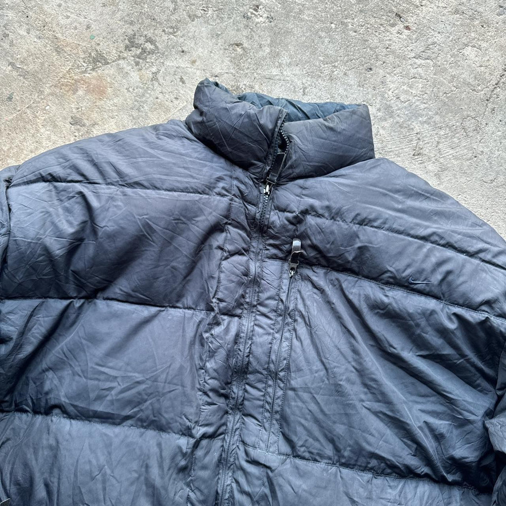 00s Black Nike Puffer Jacket