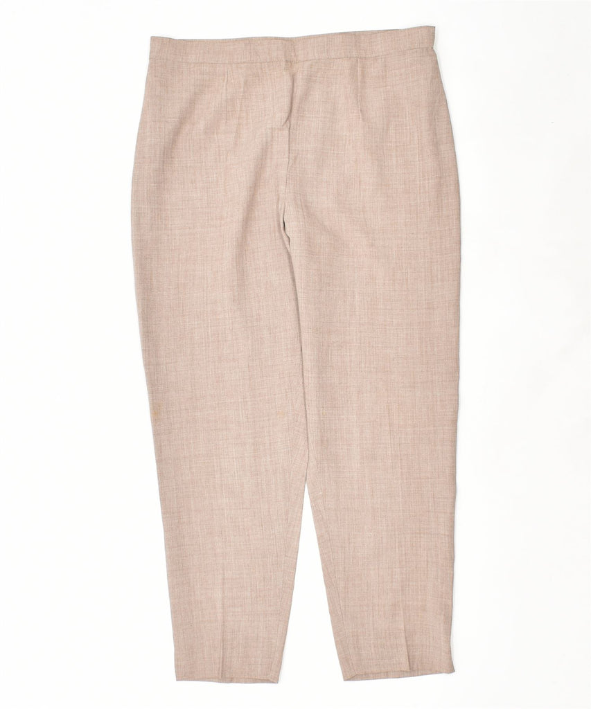 VINTAGE Womens Tapered Suit Trousers W32 L26 Beige | Vintage | Thrift | Second-Hand | Used Clothing | Messina Hembry 