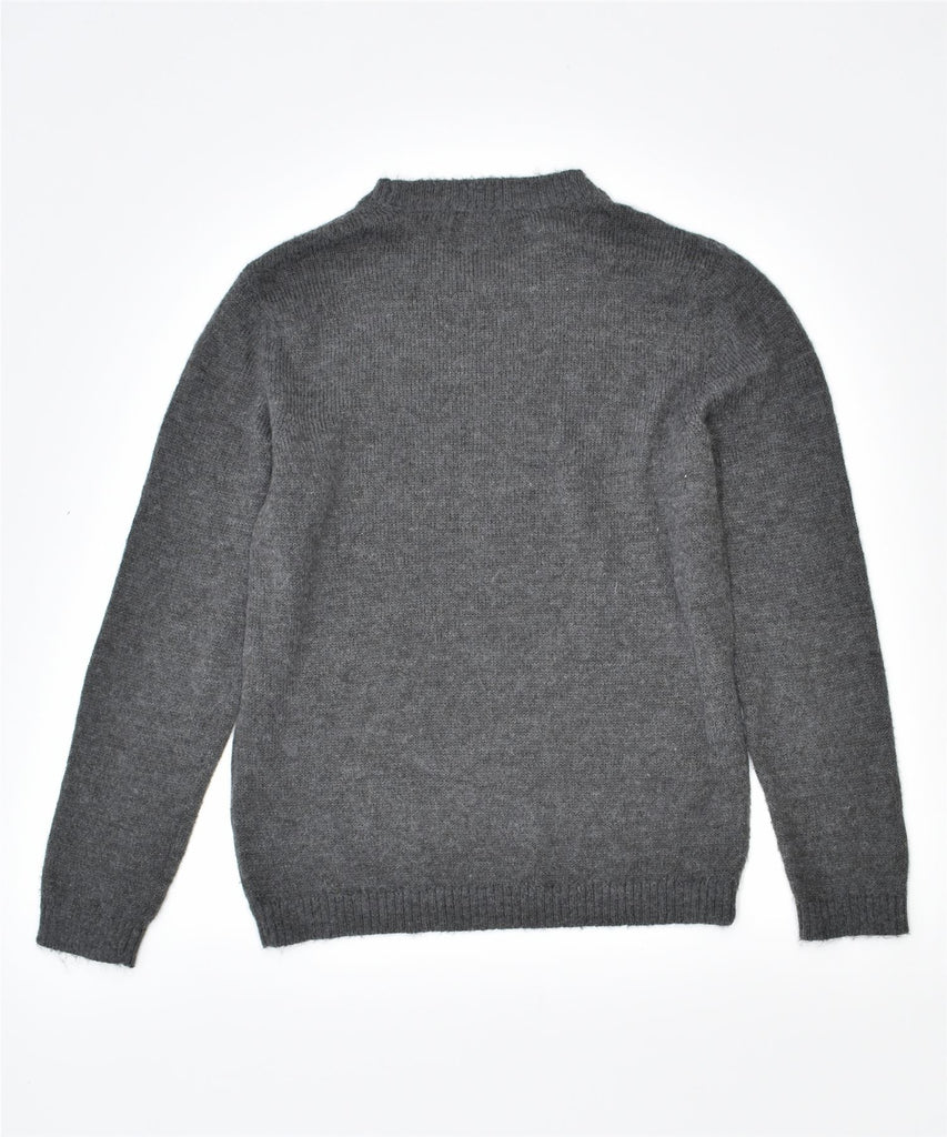 JACK & JONES Mens Crew Neck Jumper Sweater Medium Grey Acrylic | Vintage | Thrift | Second-Hand | Used Clothing | Messina Hembry 