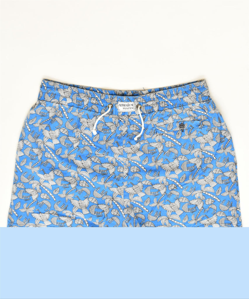 ATHENEUM SYSTEM Boys Sport Shorts 10-11 Years Blue Cotton Sports | Vintage | Thrift | Second-Hand | Used Clothing | Messina Hembry 